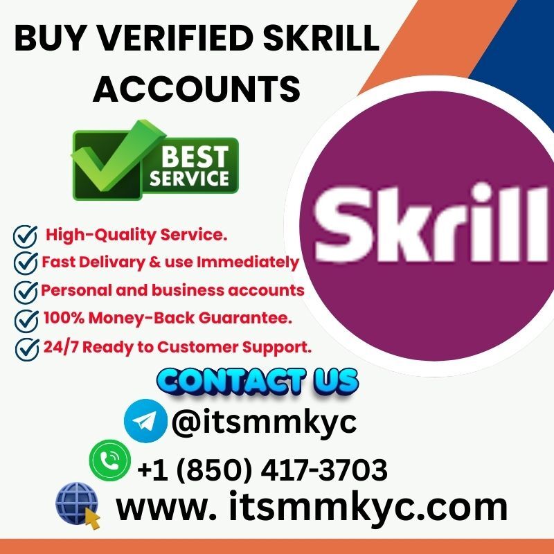 Reliable Verified Skrill Accounts