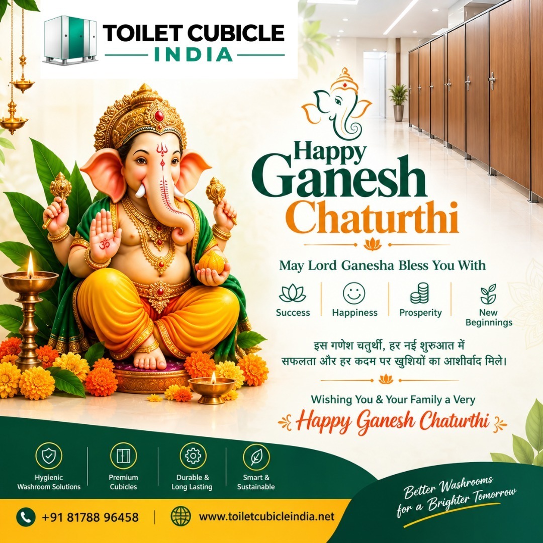 Happy Ganesh Chaturthi - Toilet Cubicle India