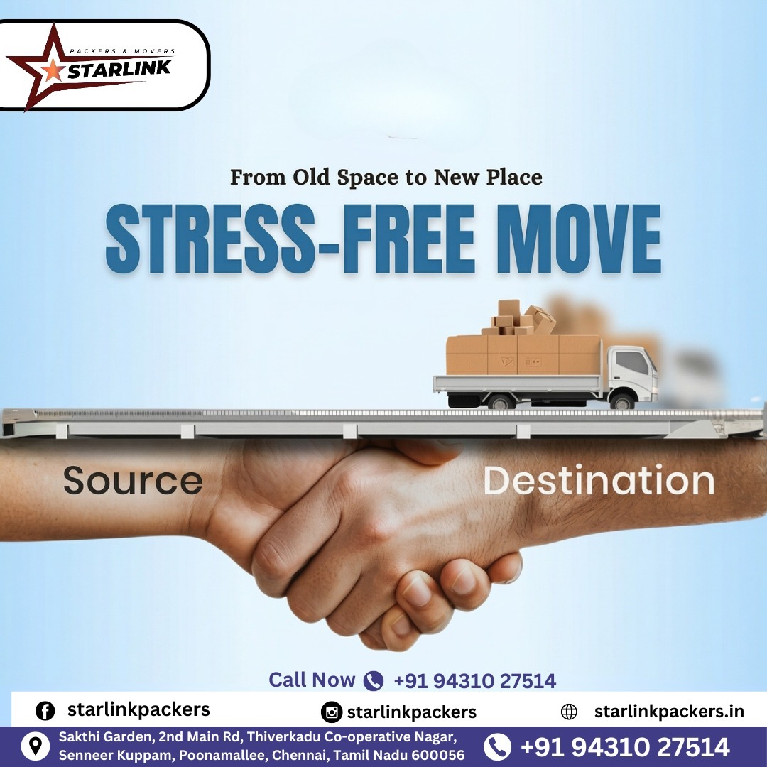 Starlink Packers And Movers Chennai