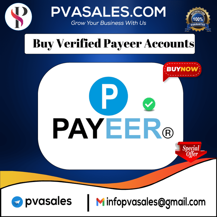 Buy Verified Payeer Accounts - 100% Durable &amp; Safe Accounts