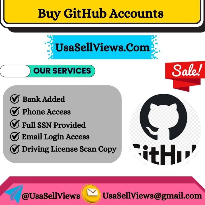 Buy Github Accounts - USA Sell Views