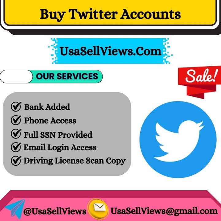 Buy Twitter Accounts - USA Sell Views
