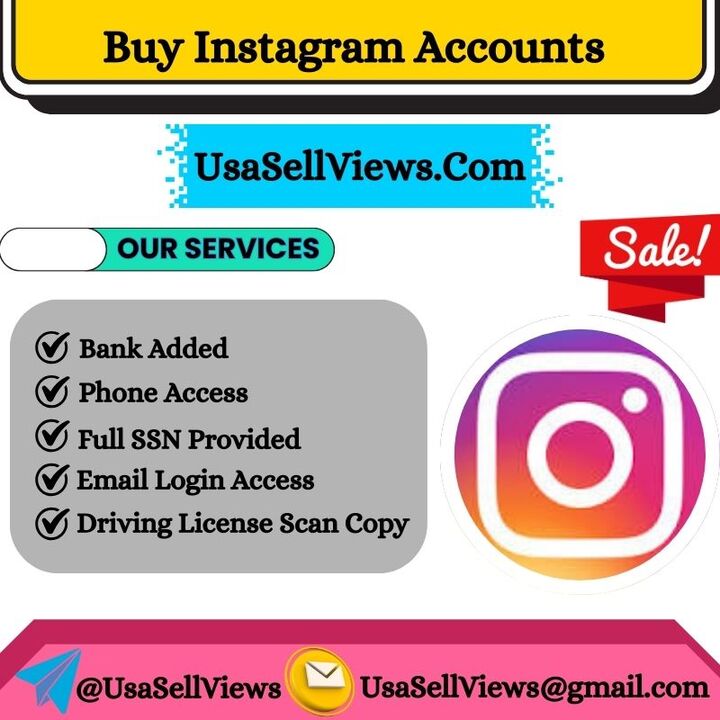 Buy Instagram Accounts - USA Sell Views