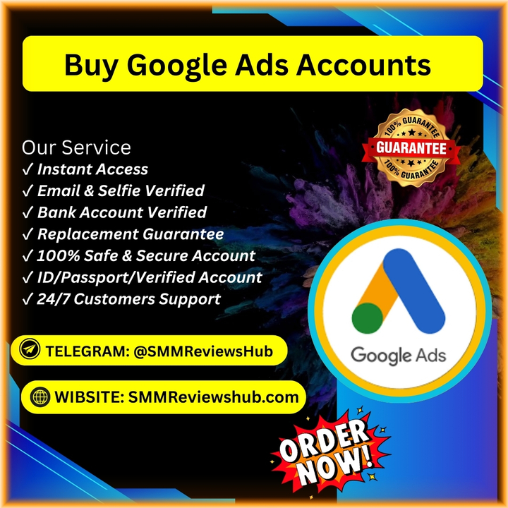 Buy Google Ads Accounts - smmreviewshub 2026