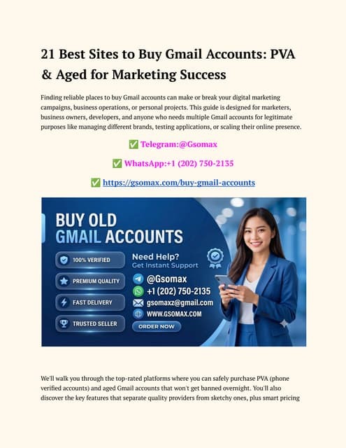 21 Best Sites to Buy Gmail Accounts_ PVA &amp; Aged for Marketing Su
