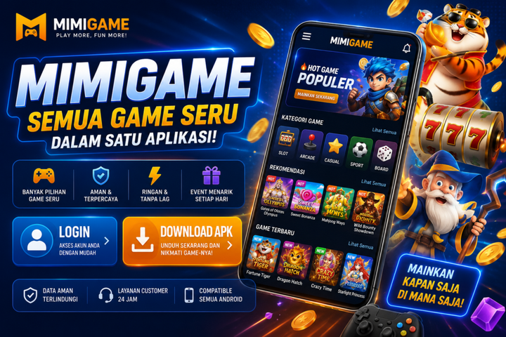 MIMIGAME - Aplikasi Live Game Android &amp; iOS Terbaru 2026