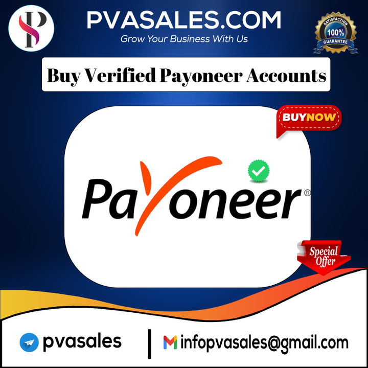 Buy Verified Payoneer Accounts - 100% safe &amp; SSN Verified