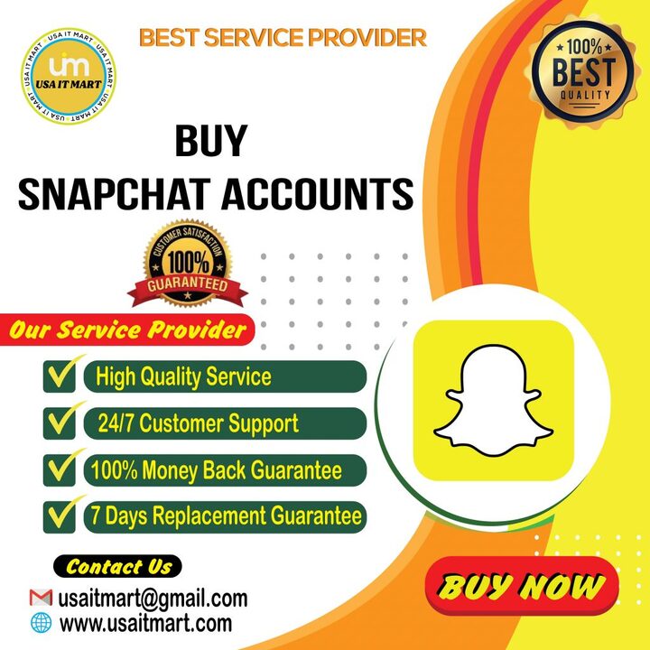 Buy Snapchat Accounts - 100% Active And Login Guarantee