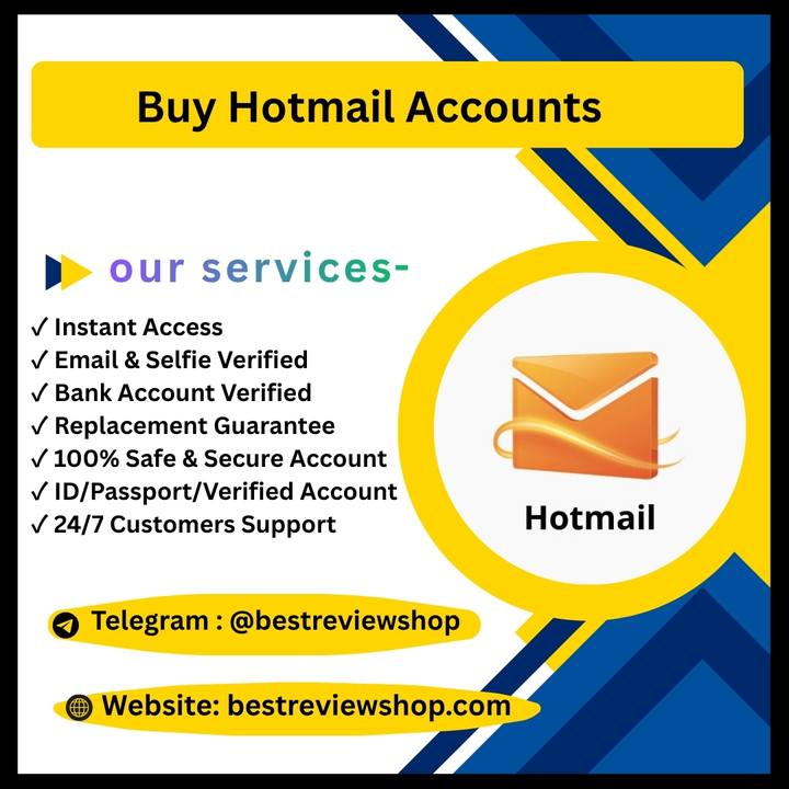 Buy Hotmail Accounts - Secure &amp; Verified Email Accounts-2026