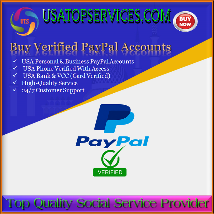 Buy Verified PayPal Accounts - USA Personal&amp;Business PayPal Acco