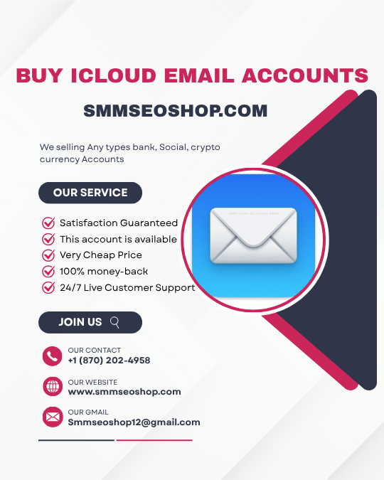 Buy iCloud Email Accounts - Aged, PVA, Bulk Safely