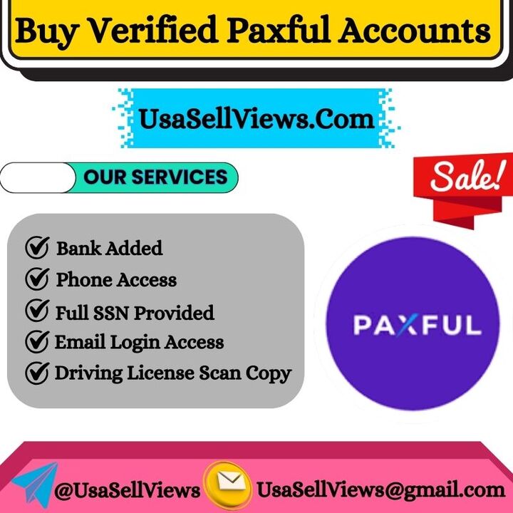 Buy Verified Paxful Accounts - USA Sell Views